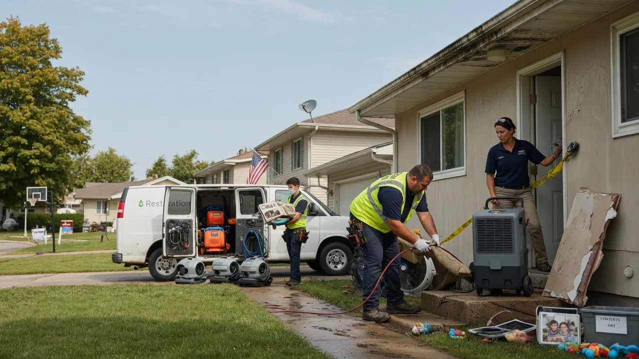 Water Damage Restoration in Utica, MI near me